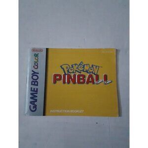 ⭐️⭐️Pokemon Pinball - Nintendo‎ Game Boy Color GBC - Authentic - Manual Only!